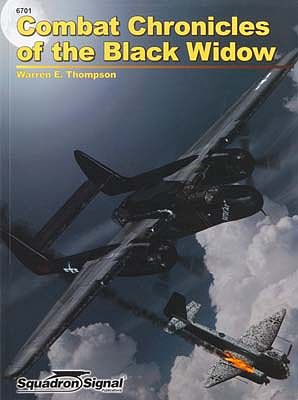 Squadron Combat Chronicles Black Widow Authentic Scale Model Airplane Book #6701