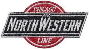 Sundance Chicago & North Western (Ball & Bar, Red, Black, White) Cloth Railroad Patch #72020 Sundance Chicago & North Western (Ball & Bar, Red, Black, White) Cloth Railroad Patch #72020