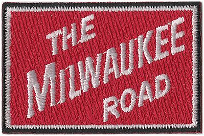 Sundance Milwaukee Road (The Milwaukee Road, Red, White) 2-5/8 Horizontal Cloth Railroad Patch #72041