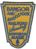 Sundance Bangor & Aroostook (Shield, Yellow, Blue) 2-3/8'' Vertical Cloth Railroad Patch #73005 Sundance Bangor & Aroostook (Shield, Yellow, Blue) 2-3/8'' Vertical Cloth Railroad Patch #73005