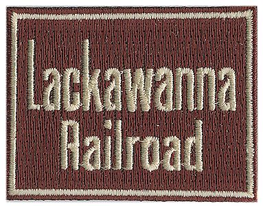 Sundance Delaware, Lackawanna & Western (Maroon, Gray) 2-1/4 Cloth Railroad Patch #73048