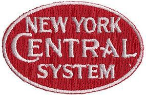 Sundance New York Central (System, Red, White) 2-3/8'' Horizontal Cloth Railroad Patch #73060 Sundance New York Central (System, Red, White) 2-3/8'' Horizontal Cloth Railroad Patch #73060