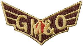 Sundance Gulf, Mobile & Ohio (Wings, Maroon, Red) 2-5/8'' Horizontal Cloth Railroad Patch #74031 Sundance Gulf, Mobile & Ohio (Wings, Maroon, Red) 2-5/8'' Horizontal Cloth Railroad Patch #74031