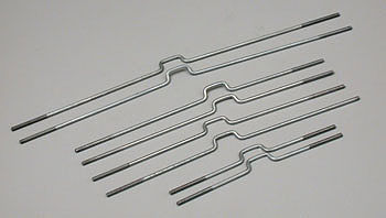 Sullivan 2/56 Assorted Z Bend Steel Rods (8pc/cd) (6cd/dlr.pk)