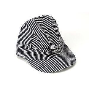 Stevens-Hats Blue/White Adult Size Engineer Cap w/Adjustable Strap