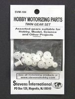 Stevens-Motors Assorted Plastic Twin Gear Set (1.9mm ID) (20pcs) Stevens-Motors Assorted Plastic Twin Gear Set (1.9mm ID) (20pcs)