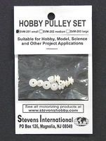 Assorted Small Plastic Pulley Set (1.9mm ID) (10pcs)