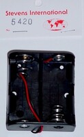 Stevens-Motors Battery Box for 2 C Batteries (wired) Stevens-Motors Battery Box for 2 C Batteries (wired)