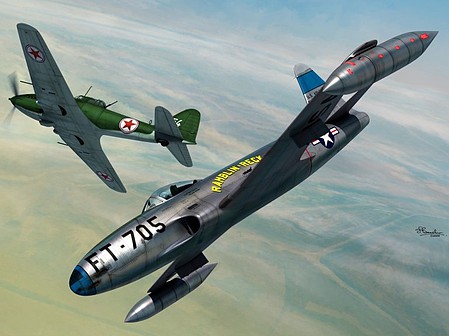 Sword 1/72 P80C vs IL10 Fighter over Korea (2 in 1)