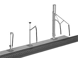Stewart Diesel Sand Tower, Fuel & Water Column Kit Model Railroad Building HO Scale #103