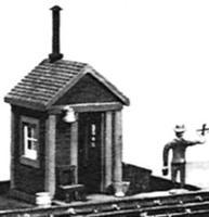 Stewart Watchman's Shanty Kit Model Railroad Building HO Scale #108