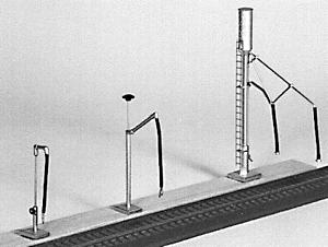 Stewart Diesel Sand Tower Water & Fuel Column Model Railroad Building Accessory N Scale #1103