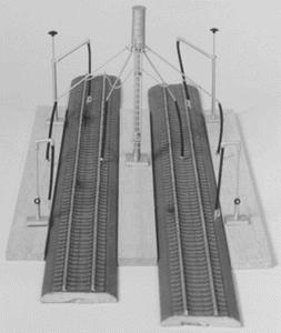 Stewart Double Track Diesel Sand Tower Fuel & Water Columns Model Railroad Building HO Scale #115