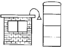 Stewart Yard Water Pumping Facility w/Tank Model Railroad Building Accessory HO Scale #120