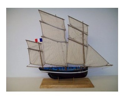 Soclaine 1/50 Petrel 3-Masted 1908 Cancale Fishing Smack Boat