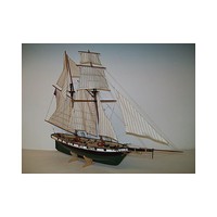 Soclaine 1/50 Recouvrance 2-Masted 1817 Tri-Sail Frigate Ship Soclaine 1/50 Recouvrance 2-Masted 1817 Tri-Sail Frigate Ship