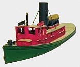 Sylvan Steam Tug Waterline Kit N Scale Model Railroad Vehicle #2025