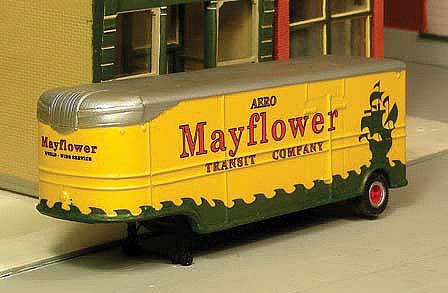 Sylvan 32 Fruefhauf Van Mayflower Kit HO Scale Model Railroad Vehicle #t0083