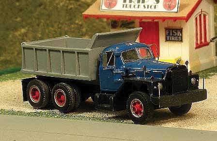 Sylvan 1956-66 Mack B81 Dump Truck Kit HO Scale Model Railroad Vehicle #v290
