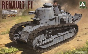 Takom French Light Tank Renault FT Plastic Model Military Tank Kit 1/16 Scale #1004 Takom French Light Tank Renault FT Plastic Model Military Tank Kit 1/16 Scale #1004