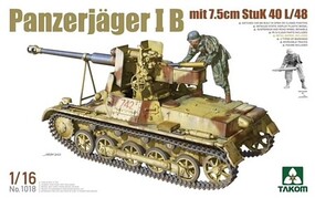 Takom Panzerjager IB Tank with 7.5cm StuK 40 L/48 Gun Plastic Model Tank Kit 1/16 Scale #1018