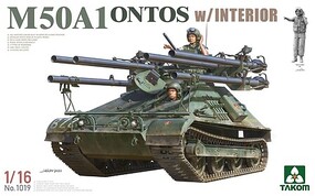Takom M50A1 Ontos with interior Plastic Model Tank Kit 1/16 Scale #1019