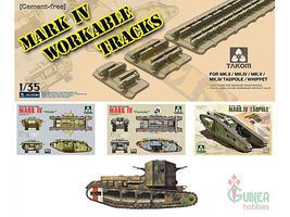 Takom Mark IV Workable Tracks Plastic Model Vehicle Accessory 1/35 Scale #2008x Takom Mark IV Workable Tracks Plastic Model Vehicle Accessory 1/35 Scale #2008x