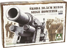 Takom Skoda 30.5cm M1916 Siege Howitzer Plastic Model Military Vehicle Kit 1/35 Scale #2011