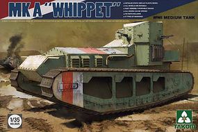 Takom WWI MK A Whippet Plastic Model Military Vehicle Kit 1/35 Scale #2025