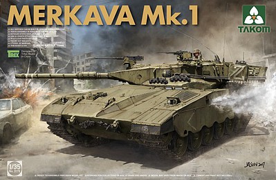 Takom Israeli Main Battle Tank Merkava Mk.1 Plastic Model Military Tank Kit 1/35 Scale #2078