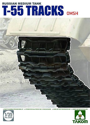 Takom T-55 Tracks OMSH Plastic Model Vehicle Accessory 1/35 Scale #2092