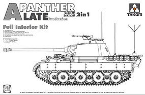 Takom WWII German Panther SdKfz 171/257 (2in1) Plastic Model Military Tank Kit 1/35 #2099 Takom WWII German Panther SdKfz 171/257 (2in1) Plastic Model Military Tank Kit 1/35 #2099