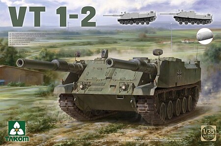 Takom Versuchstrager VT 1-2 Tank Destroyer Plastic Model Military Vehicle 1/35 Scale #2155