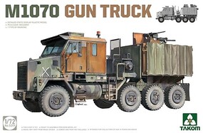 Takom M1070 Gun Truck Plastic Model Military Vehicle 1/72 Scale #5019