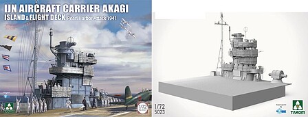 Takom Akagi Island + Flight Deck 1-72