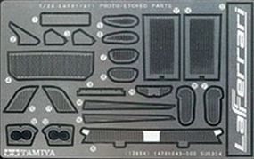 LaFerrari Photo Etch Detail Parts Set Plastic Model Vehicle Decal Kit 1/24 Scale #12654