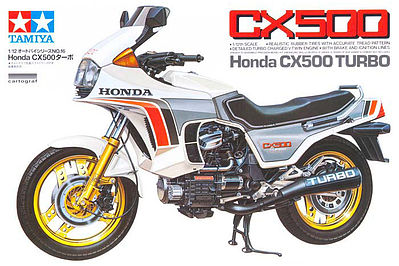 Tamiya Honda CX500 Turbo Bike Plastic Model Motorcycle Kit 1/12 Scale #14016