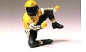 Figure BikeRacing Rider Plastic Model Motorcycle Kit 1/12 Scale #14122