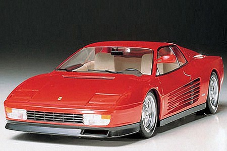 Tamiya Ferrari Testarossa Sportscar Roadster Coupe Plastic Model Car Kit 1 24 Scale