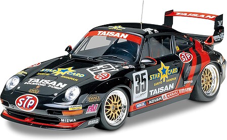 Tamiya Taisan Starcard Porsche 911 Racecar Sportscar Plastic Model Car Kit 1/24 Scale #24175