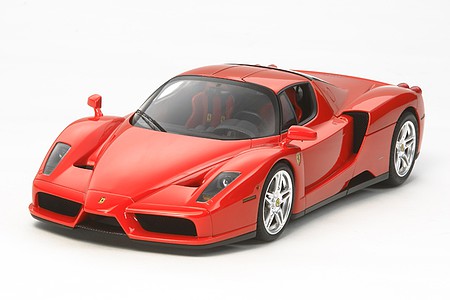 Tamiya Enzo Ferrari w/Detail Up Parts Supercar Sportscar Plastic Model Car Kit 1/24 Scale #24327