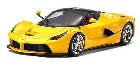 Tamiya LaFerrari Yellow Version Sports Car Plastic Model Car Kit 1/24 Scale #224347