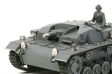 Tamiya German Sturmgeschutz III AusfB Tank Plastic Model Military Vehicle Kit 1/35 Scale #25143
