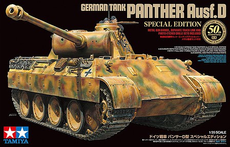 Tamiya German Panther Ausf.D Special Edition Plastic Model Tank Kit 1/35 Scale #25182