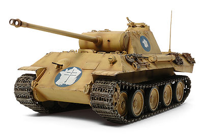 Tamiya Panther A Medium Tank Plastic Model Military Vehicle Kit 1/25 Scale #30612