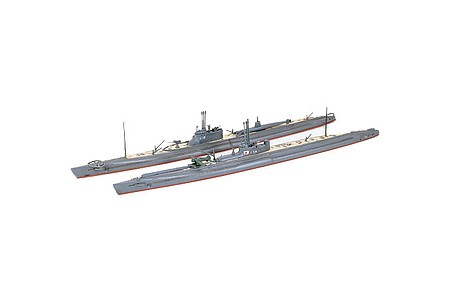 Tamiya IJN I16/58 Submarine Waterline (2 Subs) Plastic Model Military Ship Kit 1/700 Scale #31453