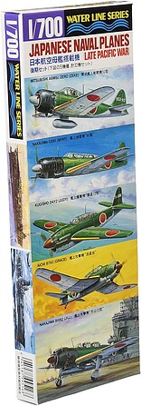 Tamiya IJN Japanese Naval Planes WWII Aircraft Plane Plastic Model Airplane Kit 1/700 Scale #31516