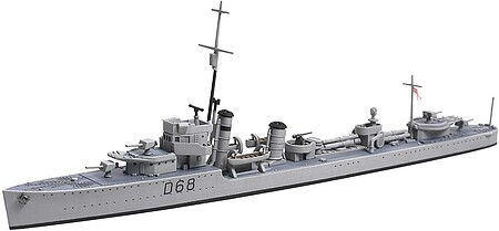 Tamiya Australian Navy Destroyer Vampire Boat Plastic Model Military Ship Kit 1/700 Scale #31910