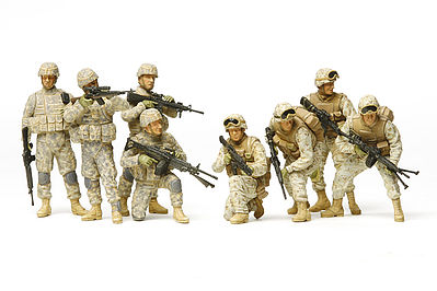 Tamiya US Modern Infantry Iraq War Soldiers Plastic Model Military Figure Kit 1/35 Scale #32406