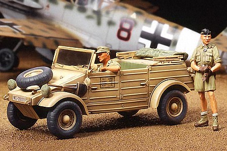 Tamiya Kubelwagen (PkwK1) Type 82 Africa Corp Plastic Model Military Vehicle Kit 1/48 Scale #32503